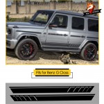 Car Accessories Vinyl Door Side Stickers Car Side Skirt Decal Sill Door Side Decal Stickers for Mercedes Benz G500 G63 W463 G65